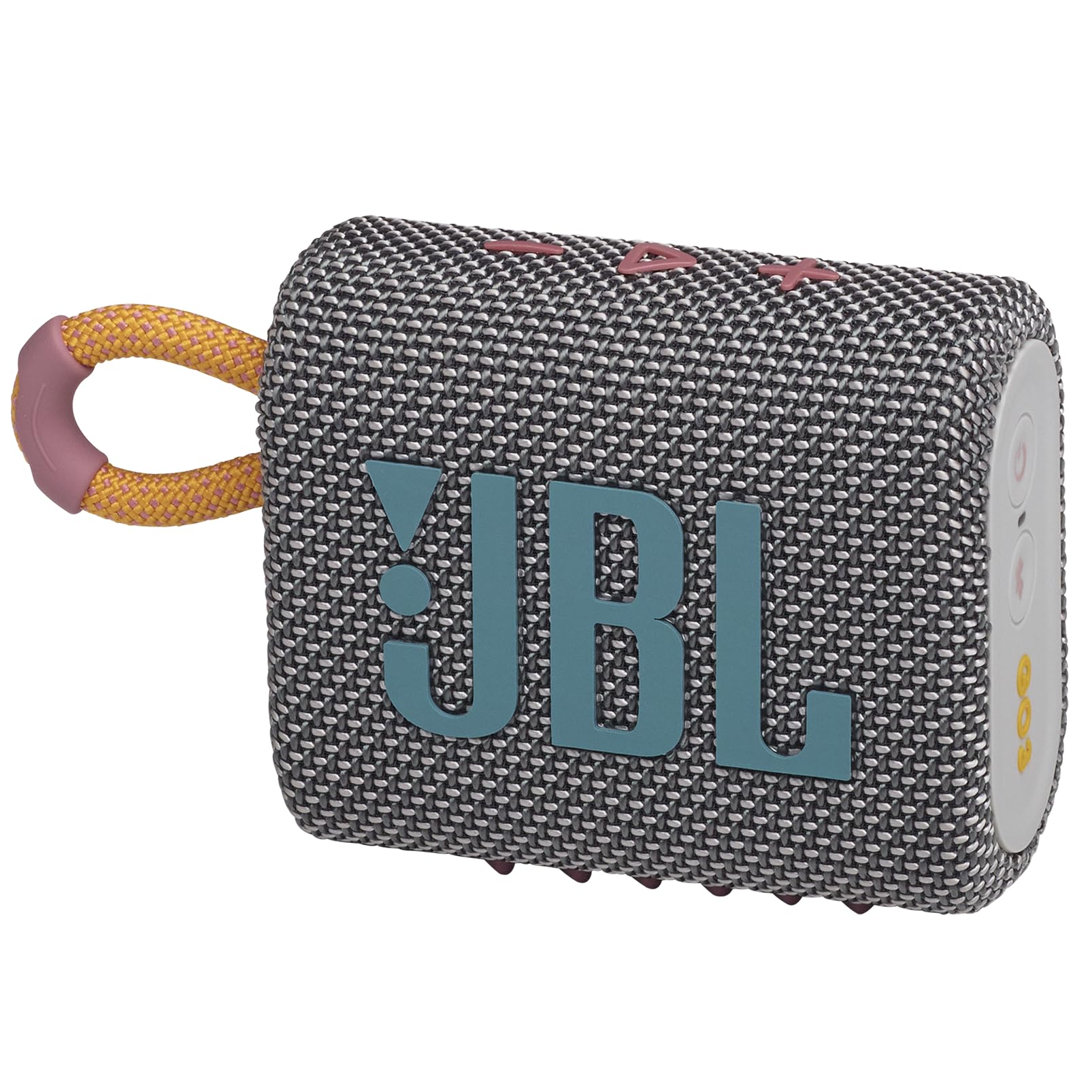 JBL Go 3 - Portable Mini Bluetooth Speaker, big audio and punchy bass, IP67 waterproof and dustproof, 5 hours of playtime, speaker for home, outdoor and travel (Blue)